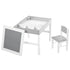 Kids Table and Chair Set, with Storage Space - Grey