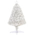 2.5FT Prelit Artificial Tabletop Christmas Tree with Fibre Optics Holiday Home Xmas Decoration for Table and Desk, White