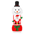 8ft Christmas Inflatable Decoration with Santa Claus on Snowman Hot Air Balloon, Blow Up Xmas Decor for Outdoor Indoor with LED Lights