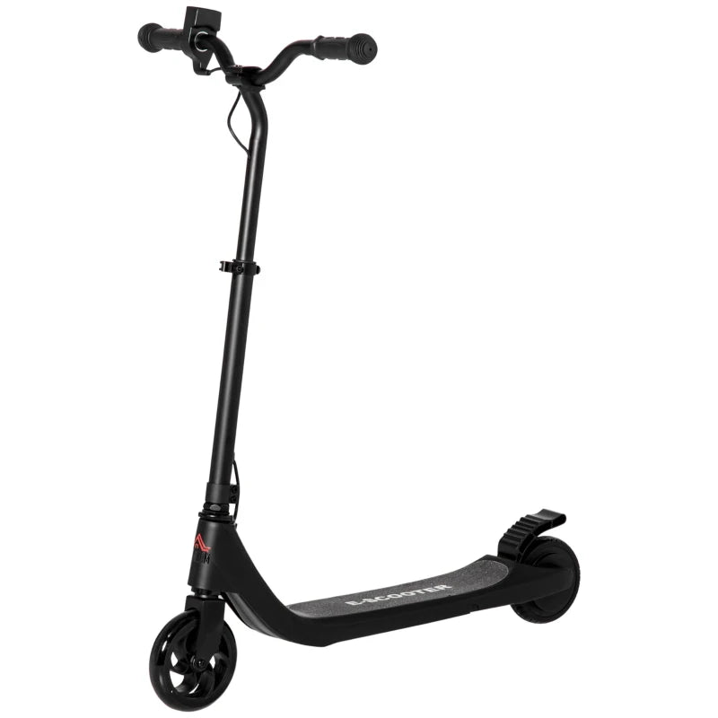 Electric Scooter, 120W Motor E-Scooter, Adjustable Height, Rear Brake for Ages 6+ Years - Black