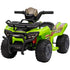 6V Kids Electric Ride on Car Toddlers Quad Bike All Terrain Vehicle Toy With Music for 18-36 months Green