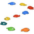 9 Pcs Balance Stepping Stones Kids for Sensory with Non-slip Edge, Stackable Outdoor Indoor Obstacle Course