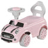 Foot To Floor Ride On Car Sliding Car w/ Air Horn, Anti-Over-Backwards, 18 to 36 Months - Pink