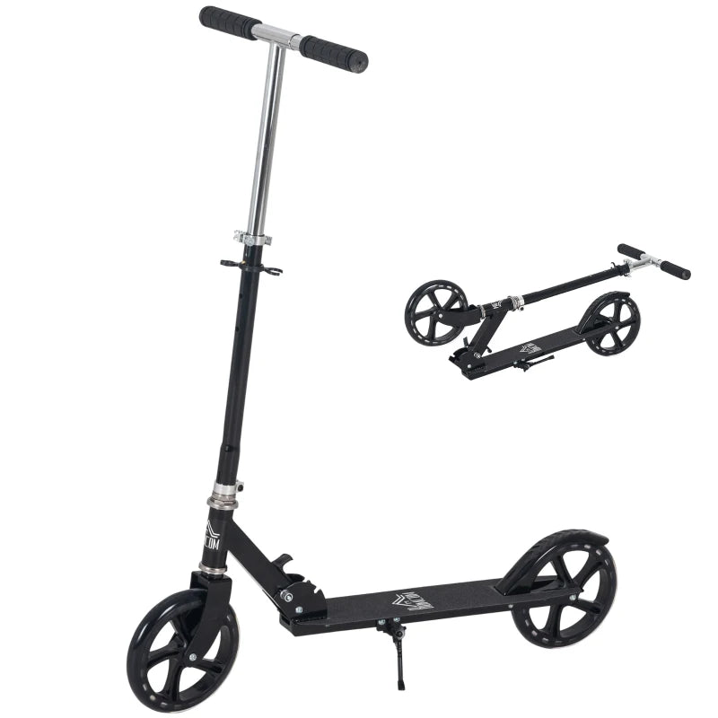 Kids Scooter Teenager Kick Scooter Foldable 4 Levels Adjustable Height with Rear Fender Brake for 7-14 Years