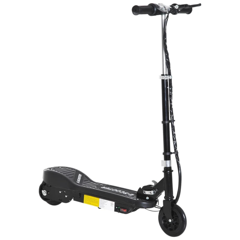 Folding Kids Electric Scooter Ride on Toy, Age 7-14-Black