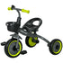 Kids Trike, Tricycle, with Adjustable Seat, Basket, Bell, for Ages 2-5 Years - Black