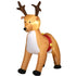 6ft Christmas Inflatable Reindeer Decoration Xmas Indoor Outdoor Fun w/ Lights Accessories Holiday Blow Up Decor Animal