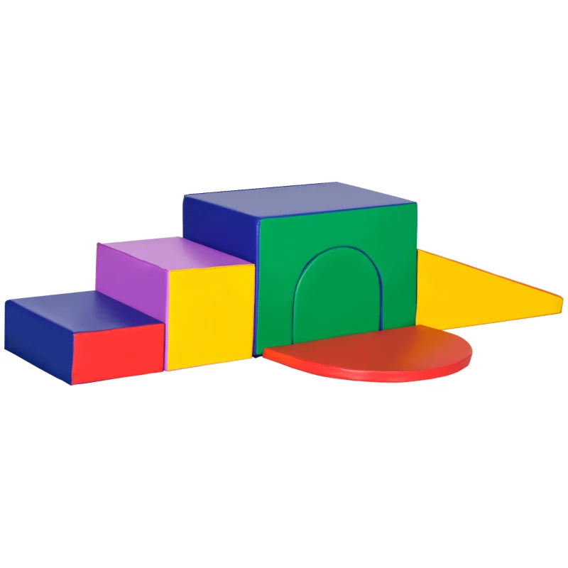 Seven-Piece Kids Soft Playset, for Toddlers - Multicoloured