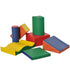 Soft Play Set, 7 Piece Foam Blocks, Toddler Climb and Crawl Activity Set for 1-3 Years, Soft Play Equipment for Building and Stacking, Educational Play, Red
