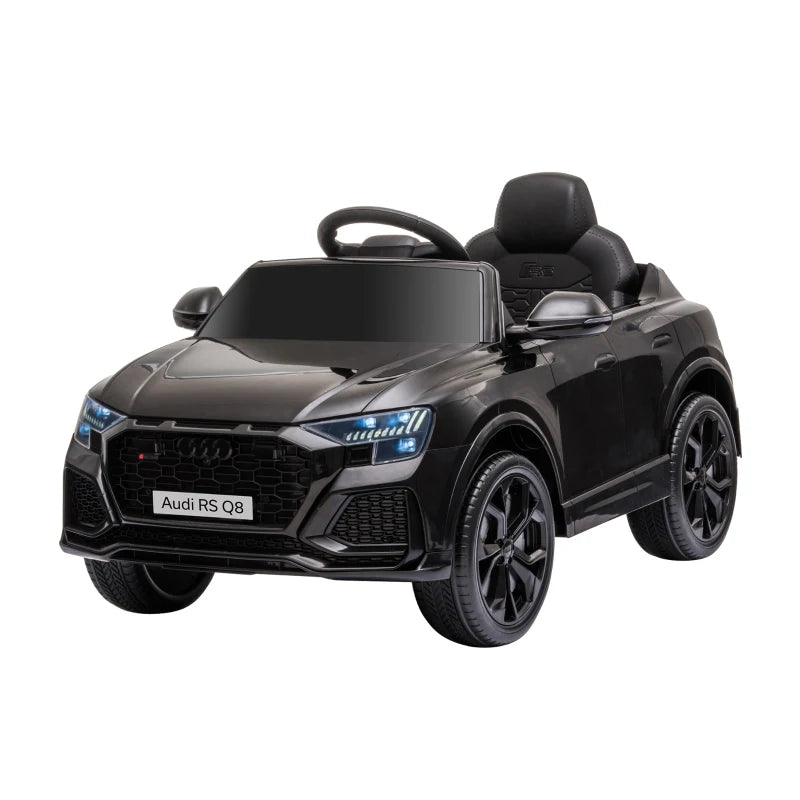 Licensed Audi RS Q8 Electric Ride On Car, with Remote Control, Black