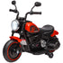 6v Electric Motorbike with Training Wheels, One-Button Start - Red