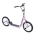 Stunt Scooter, Kids Scooter with 16" Big Wheels, Adjustable Height, Dual Brakes, for Ages 5+ Years, Pink