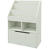 Kids Bookshelf, Toy Organiser, with Storage Drawer, Wheels - Green
