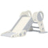 Foldable Kids Slide, Freestanding Baby Slide, for Ages 1.5-3 Years, Grey & Beige