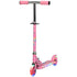 Kids Scooter, with Lights, Music, Adjustable Height, Foldable Frame, for Ages 3-7 Years - Pink