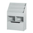 Kids Bookshelf, Toy Organiser, with Storage Drawer, Wheels - Grey