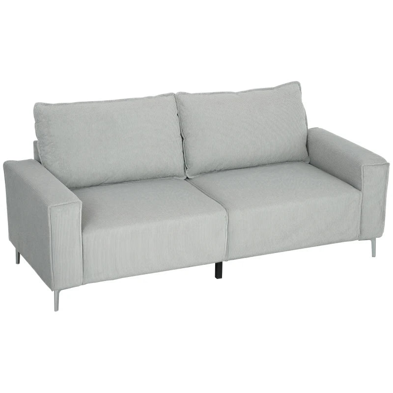 Three-Seater Corduroy - Light Grey