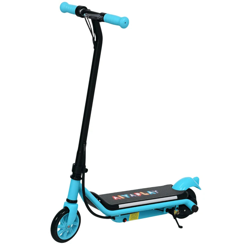 Electric Scooter for Kids Aged 6-14 Years, with Colourful Lights, Blue