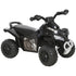 No Power Kids Ride on Toy Foot-to-Floor Sliding Quad for 18-36 Months, Black