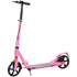 Kids Scooter with Four-Level Adjustable Handlebar, Dual Brake System, 200mm Wheels, ABEC-7 Bearings, Pink