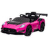 Maserati GT2 Licensed 12V Kids Electric Ride on Car with 4 Suspension Wheels, Remote Control, Music, Horn, Lights, Pink