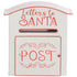 A5 Christmas Letter Postbox - White/Red