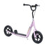 Kids Scooter Kick Scooter, with 12" EVA Tyres, Rear Brake, Big Wheels Scooter for 5-12 Years , Pink