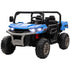 12V 2 Seater Kids Electric Ride-On Car with Electric Bucket, Remote Control - Blue