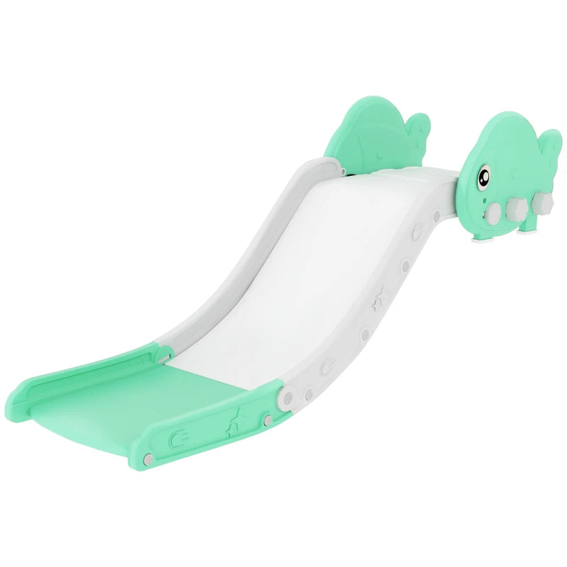 Kids Sofa Slide with 130cm Extended Length, HDPE Toddler Slide for Sofa, Bed, Stairs, Easy Assemble & Storage, Green