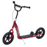 Kids Scooter Kick Scooter, with 12" EVA Tyres, Rear Brake, Big Wheels Scooter for 5-12 Years , Red
