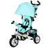 6 in 1 Kids Trike with Parent Handle, Canopy, 5-point Safety Belt, Storage, Footrest, Brake, for 1-5 Years, Green
