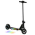 Folding Electric Scooter for Kids, with Dual Brakes, Front Suspension, LED Colourful Lights, Black