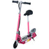 Foldable Powered Scooter with Adjustable Seat, Brake, Pink