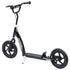 Kids Scooter Kick Scooter, with 12" EVA Tyres, Rear Brake, Big Wheels Scooter for 5-12 Years , Black