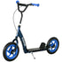 Kids Scooter with Adjustable Handlebar, Children's Kick Scooter with Non-slip Footplate, Rear Brake, Kickstand, Blue
