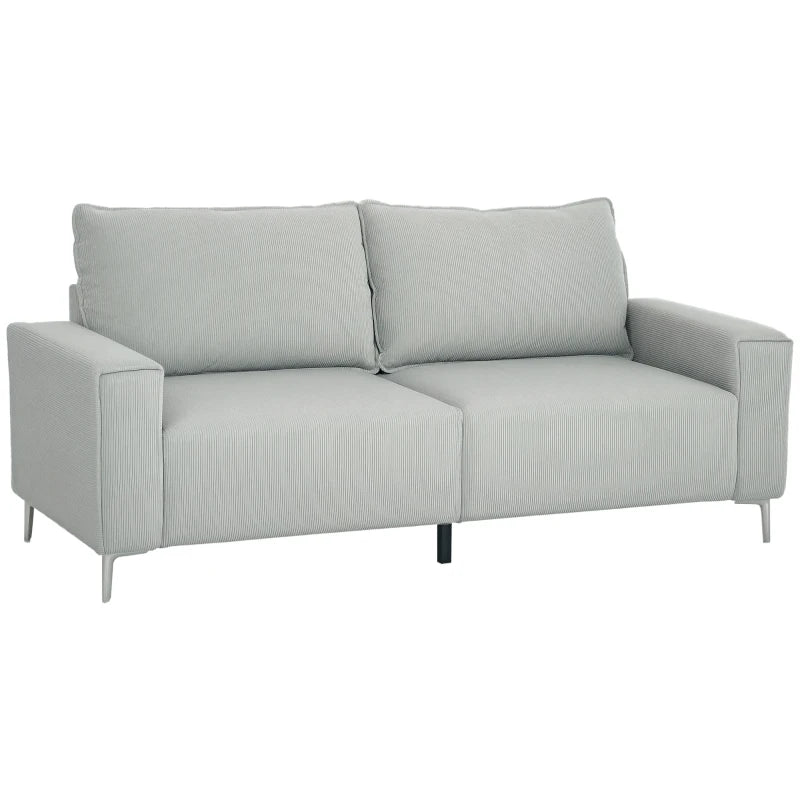 Three-Seater Corduroy - Light Grey