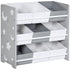 Kids Storage Rack, with Nine Removable Baskets, for Nursery, Bedroom, Playroom - Grey