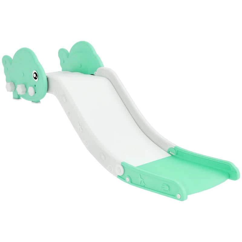 Kids Sofa Slide with 130cm Extended Length, HDPE Toddler Slide for Sofa, Bed, Stairs, Easy Assemble & Storage, Green