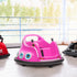 Angry Bird Licensed Waltzer Car, 12V Kids Bumper Car w/ Joysticks, Remote, Music LED Lights, Pink