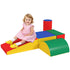 5 Piece Soft Safe Foam Playset, Climb and Crawl Activity Toy for Toddlers, Yellow