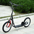 Kick Scooters for Kids with Adjustable Height, Anti-Slip Deck, Dual Brakes, Rubber Tyres, for Boys and Girls Aged 5+ Years Old - Black