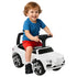 Bentley Bentayga Licensed Foot to Floor Ride on Car, Sliding Car Push Along Car w/ Under Seat Storage - White