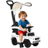 3 in 1 Kids Children Ride on Push Car Toddler Sliding Car G350 Licensed Walker Foot to Floor Slider Push-Along with Horn Steering Wheel NO POWER Manual, White