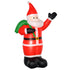 8ft Christmas Inflatable Santa Holiday Yard Decoration with LED Lights, Indoor Outdoor Lawn Blow Up Decor