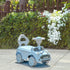 Foot To Floor Ride On Car Sliding Car w/ Air Horn, Anti-Over-Backwards, 18 to 36 Months - Light Blue