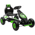 Kids Pedal Go Kart, with Adjustable Seat, Inflatable Tyres - Green