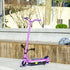 Electric Scooter for Kids 6-14 Years, with Colourful Lights, Purple