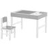Kids Table and Chair Set, with Storage Space - Grey