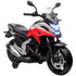 12V Honda Licensed Kids Electric Motorbike w/ Music, Safety lights, Early Education Function, for Ages 3-6 Years, Red