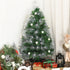 3ft White Light Artificial Christmas Tree w/ 90 LEDs Star Topper Tri-Base Full Bodied Seasonal Decoration Pre-Lit Home
